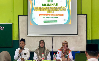 Dorong Pembelajaran Bermakna, Guru Tiga Madrasah Ikuti Diseminasi PM dan KBC di MA Husnul Khatimah